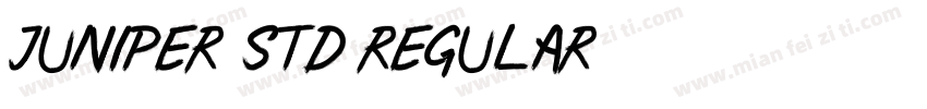 Juniper std Regular字体转换